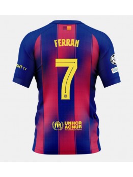 Billige Barcelona Ferran Torres #7 Hjemmedrakt 2025-26 Kortermet